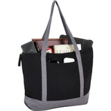 Repose 10oz Recycled Cotton Zippered Tote