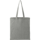 Recycled Cotton Herringbone Tote w/Zip Pocket