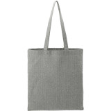 Recycled Cotton Herringbone Tote w/Zip Pocket 