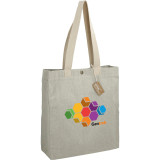  Repose 10oz Recycled Cotton Box Tote w/Snap 