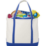 Baltic 24oz Cotton Canvas Tall Zippered Tote