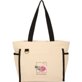 10oz Organic Cotton Accent Tote