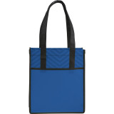  Printed Chevron Non-Woven Shopper Tote 