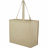 4oz Recycled Cotton Shopper Tote with Laminated