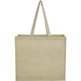  4oz Recycled Cotton Shopper Tote with Laminated 