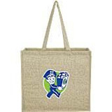  4oz Recycled Cotton Shopper Tote with Laminated 