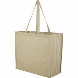  4oz Recycled Cotton Shopper Tote with Laminated 