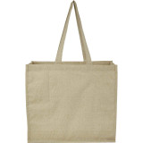  4oz Recycled Cotton Shopper Tote with Laminated 