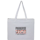  Striped Pacific Recycled Cotton Shopper Tote 