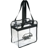  Game Day Clear Zippered Safety Tote 