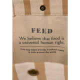 FEED Cotton and Jute Striped Tote