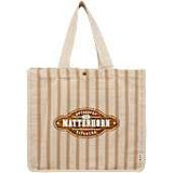  FEED Cotton and Jute Striped Tote 