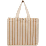  FEED Cotton and Jute Striped Tote 