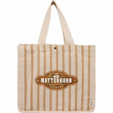  FEED Cotton and Jute Striped Tote 