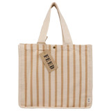  FEED Cotton and Jute Striped Tote 
