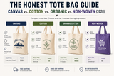 The Honest Tote Bag Guide: Canvas vs. Cotton vs. Organic vs. Non-Woven (2026)