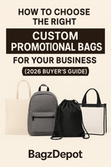 How to Choose the Right Custom Promotional Bags for Your Business (2026 Buyer’s Guide)