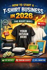 How to Start a T-Shirt Business in 2026 the Right Way (Step-by-Step Guide)