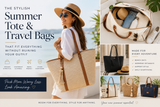 The Stylish Summer Tote & Travel Bags That Fit Everything Without Ruining Your Outfit