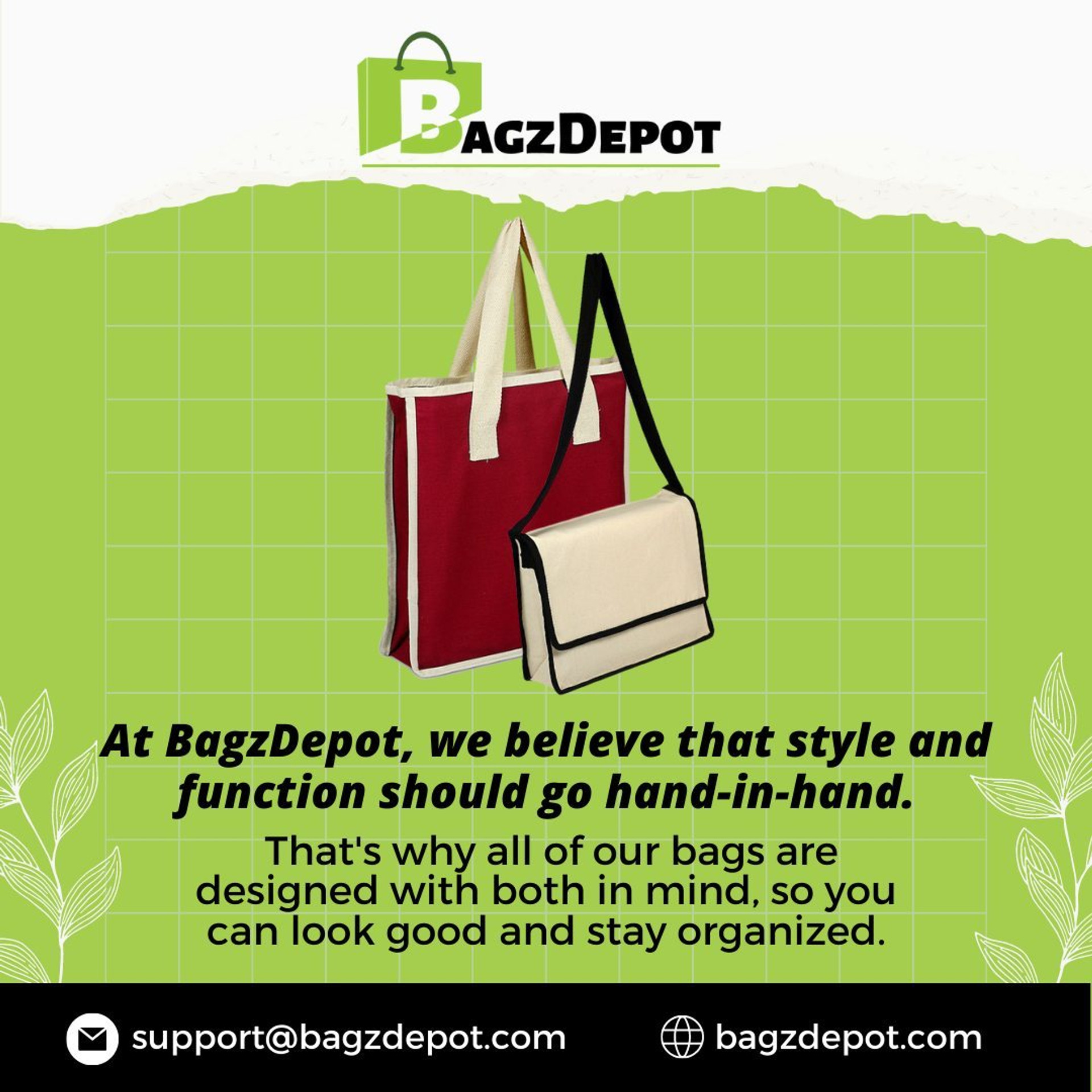 Cotton Tote Bags vs. Canvas Tote Bags Decoding the Differences BagzDepot