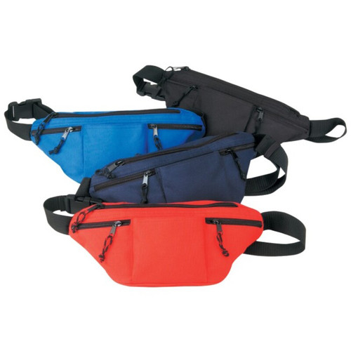 Wholesale Poly 4-Zipper Fanny Packs