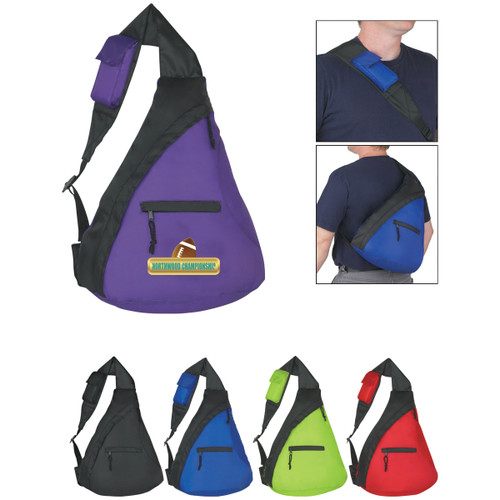 Wholesale 16" H Budget Sling Backpacks