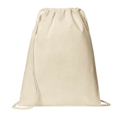 Wholesale 100% Cotton Lightweight Drawstring Backpac