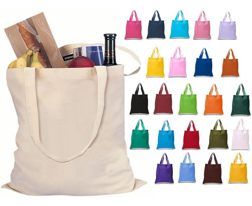 Blank Canvas Tote Bags, Bulk Shopping Bag,diy Reusable Tote Hand