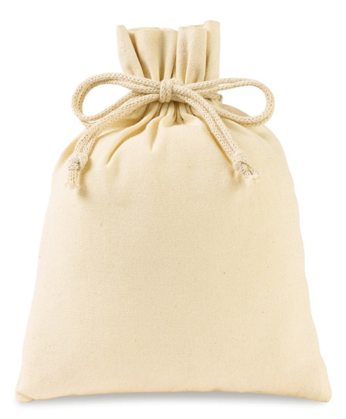 Eco-conscious Canvas Drawstring Gift Bags