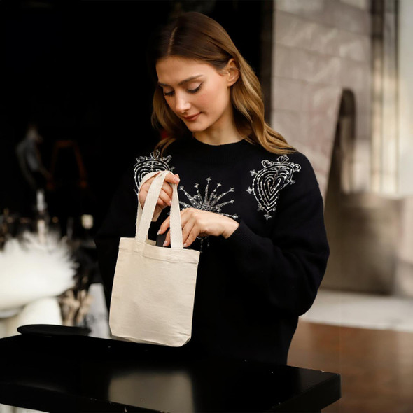 ミュージシャン CDL Canvas Tote Bag SMALL Off White mini-totebag-tc208-