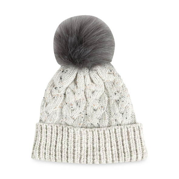  Ahead Speckle Pom Knit Hat 