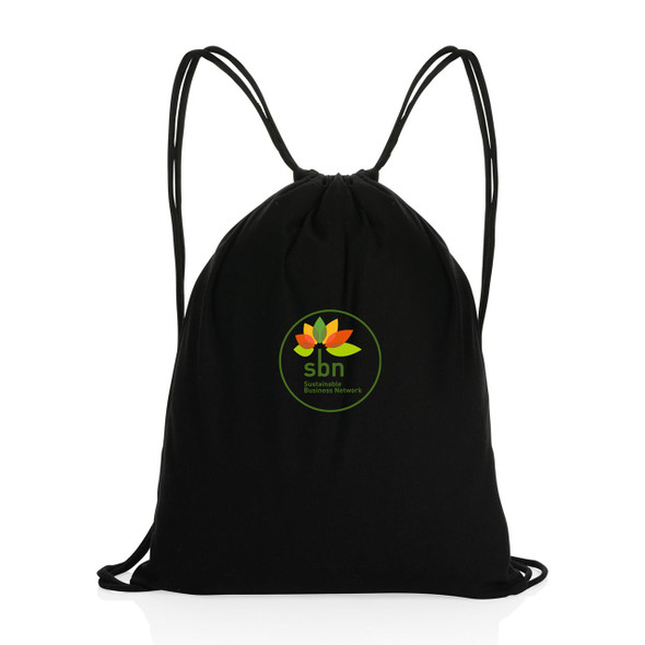 XD Connects Impact AWARE™ Recycled Cotton Drawstring Backpack 145g 