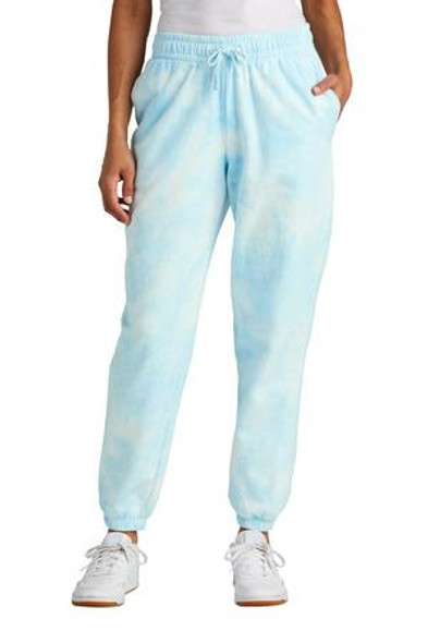 Port & Co Women's Beach Wash Cloud Tie-Dye Sweatpant LPC140P