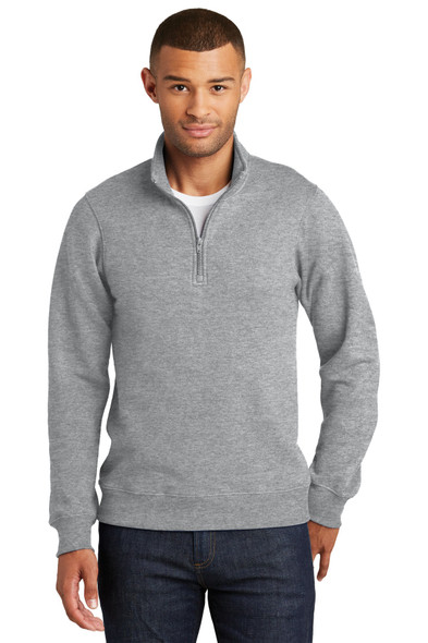 Port & Co Fan Favorite Fleece 1/4-Zip Pullover Sweatshirt. PC850Q