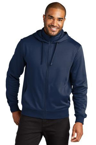 Port Authority Smooth Fleece Hooded Jacket F814