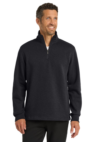 Port Authority Slub Fleece 1/4-Zip Pullover. F295