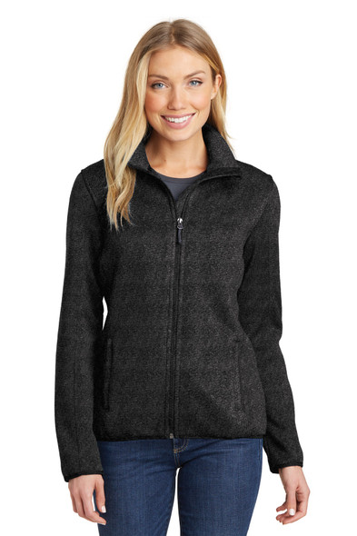 Port Authority Women's Sweater Fleece Jacket. L232