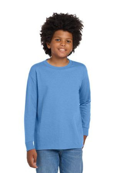 Gildan Youth Heavy Cotton 100% Cotton Long Sleeve T-Shirt. 5400B