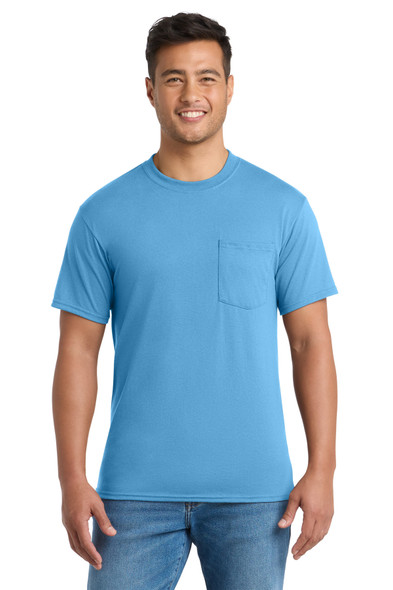 Port & Co Tall Core Blend Pocket Tee. PC55PT