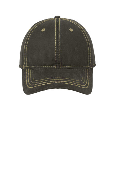 Port Authority Pigment Print Distressed Cap. C924