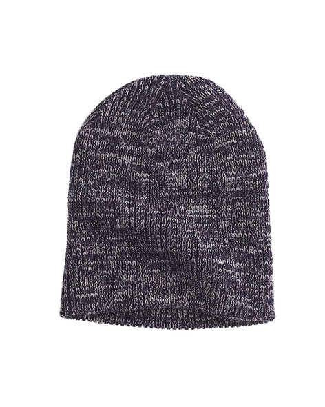 Ribbed Marled Beanie - BA524 Ribbed Marled Beanie - BA524