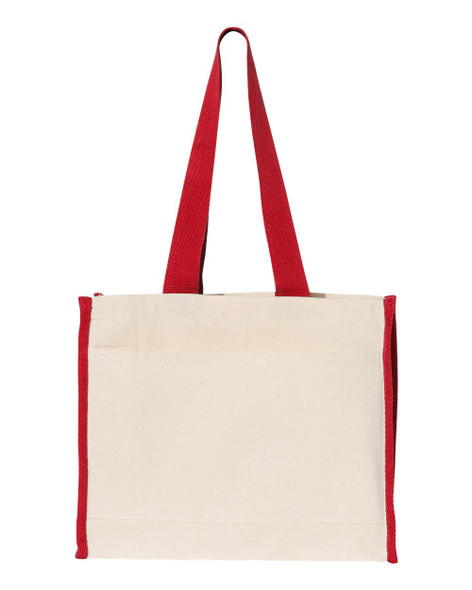 14L Tote with Contrast-Color Handles - Q1100 14L Tote with Contrast-Color Handles - Q1100