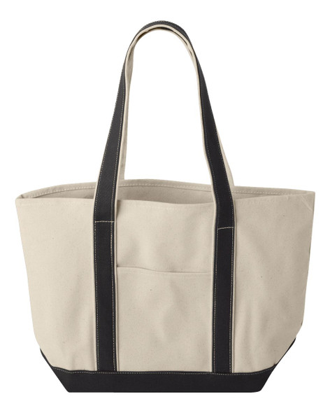 Windward Large Cotton Canvas Classic Resort Tote - 8871 Windward Large Cotton Canvas Classic Resort Tote - 8871