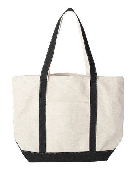 Carmel Classic XL Cotton Canvas Resort Tote - 8872 Carmel Classic XL Cotton Canvas Resort Tote - 8872