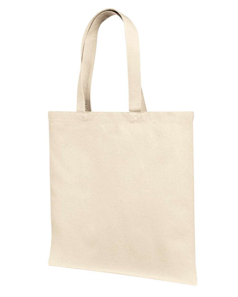 Cotton Canvas Tote Bag With Self Fabric Handles - LB85113 Cotton Canvas Tote Bag With Self Fabric Handles - LB85113