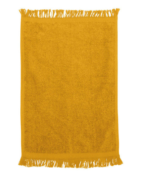 Q-Tees Fringed Fingertip Towel - T100 