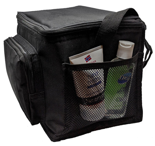 BagzDepot 6 Can Poly Cooler with Side Pockets 
