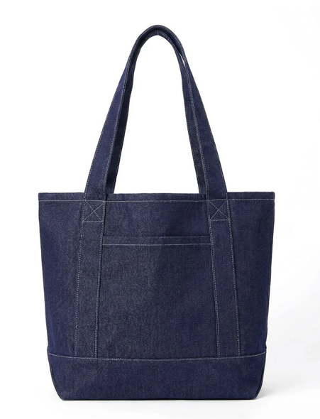 Large Iconic Denim Shopping Bags