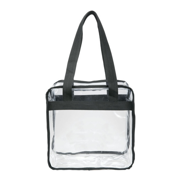 Wholesale Game Day Clear Zippered Safety Tote Bags – Stadium Approved 12” x 12” x 6”