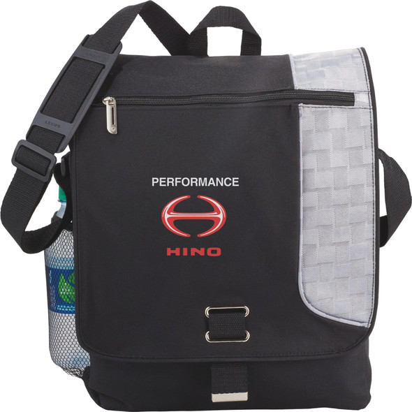  Gridlock Vertical 15" Computer Messenger Bag 